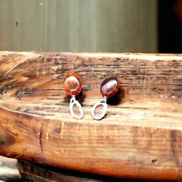 Amber Drop Earrings