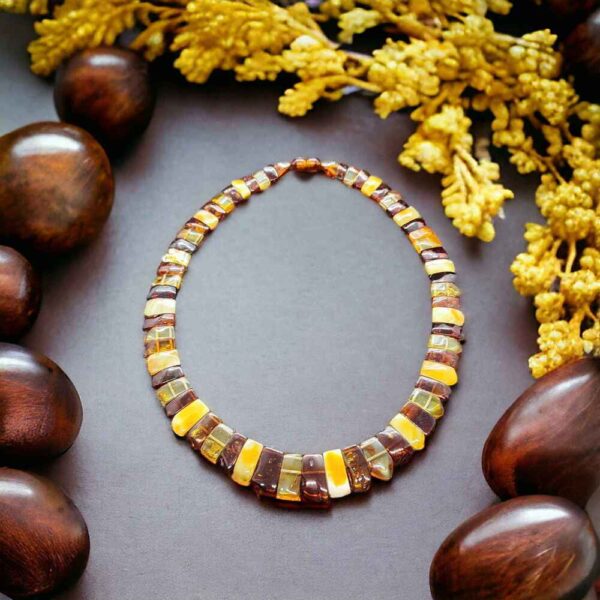 Multicolor Amber Necklace