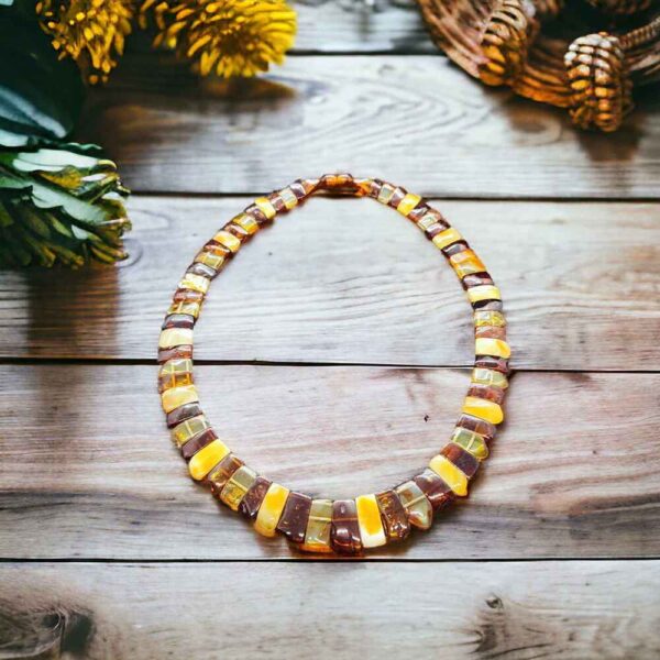 Multicolor Amber Necklace