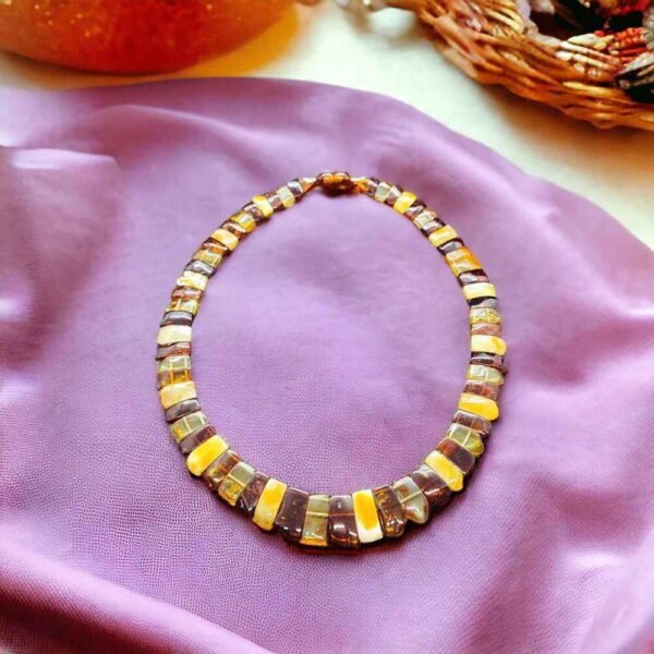 Multicolor Amber Necklace