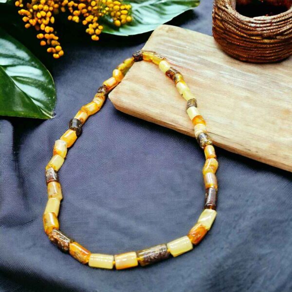 Amber Bead Necklace