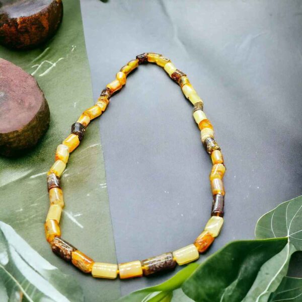 Amber Bead Necklace