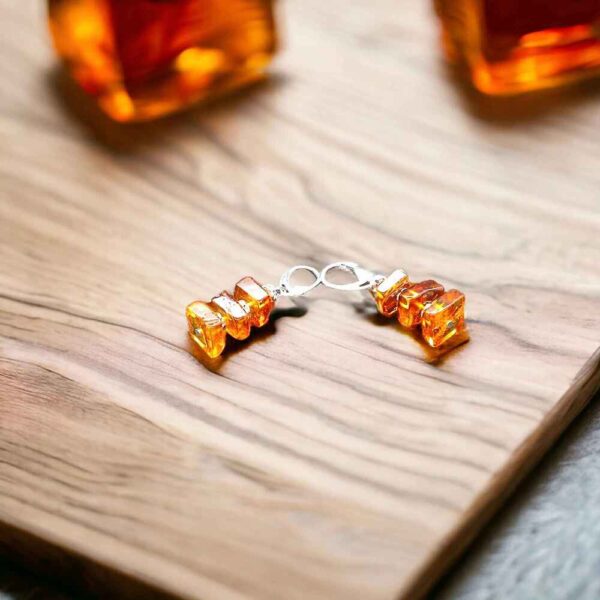 Amber Drop Earrings