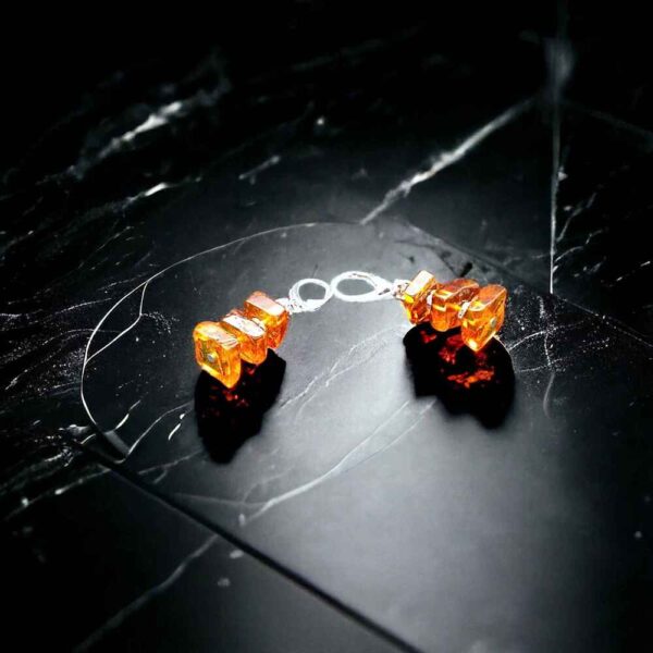 Amber Drop Earrings