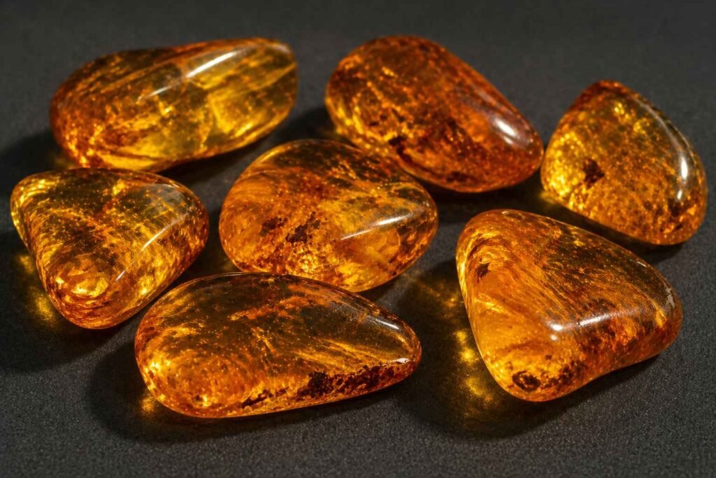 Golden amber