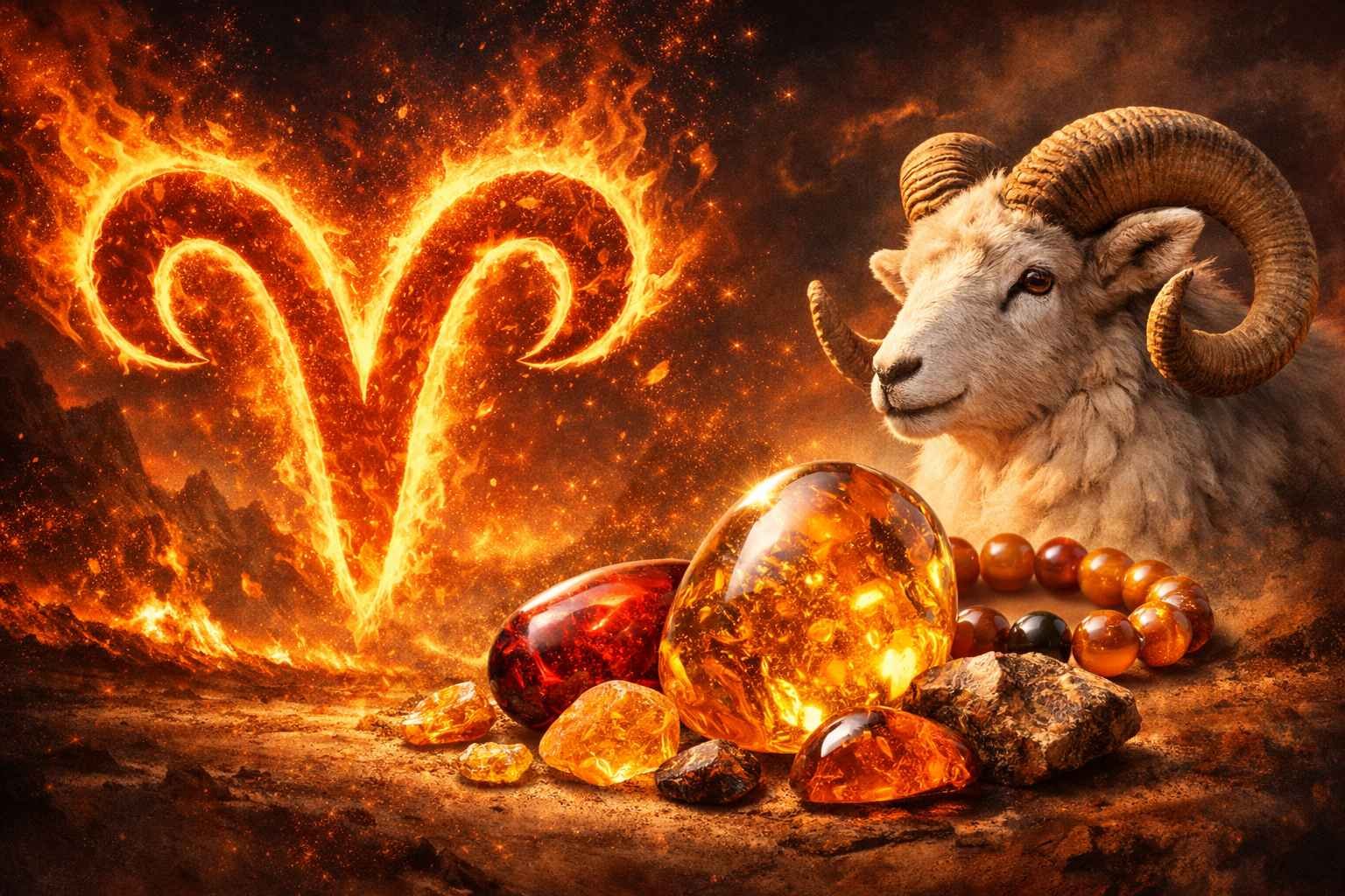 Is amber good for Aries