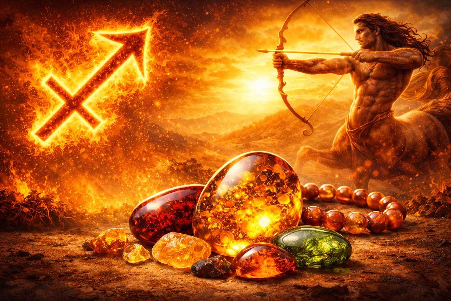Is amber good for Sagittarius