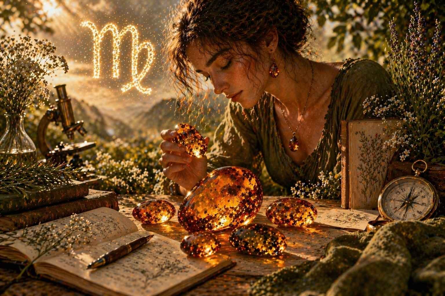 Is amber good for Virgo